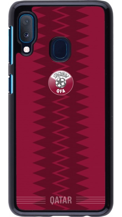 Samsung Galaxy A20e Case Hülle - Qatar 2026 personalisierbares Fussballtrikot