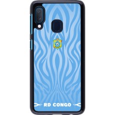 Samsung Galaxy A20e Case Hülle - Demokratische Republik Kongo 2026 personalisierbares Fussballtrikot