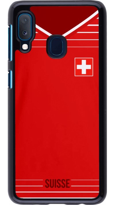 Hülle Samsung Galaxy A20e - Football shirt Switzerland 2022