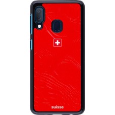Samsung Galaxy A20e Case Hülle - Schweiz 2026 personalisierbares Fussballtrikot