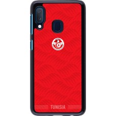 Samsung Galaxy A20e Case Hülle - Tunesien 2026 personalisierbares Fussballtrikot