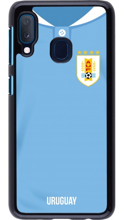 Coque Samsung Galaxy A20e - Maillot de football Uruguay 2022 personnalisable