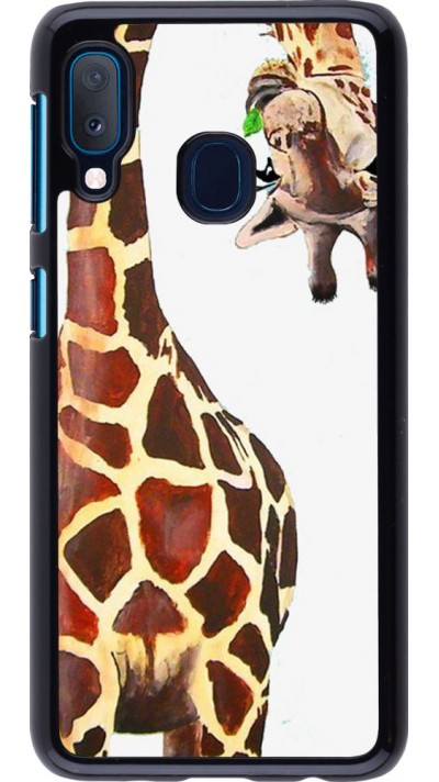 Hülle Samsung Galaxy A20e - Giraffe Fit
