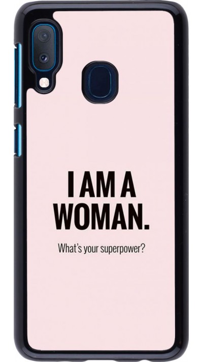 Coque Samsung Galaxy A20e - I am a woman