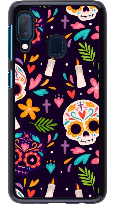 Samsung Galaxy A20e Case Hülle - Halloween 2023 mexican style
