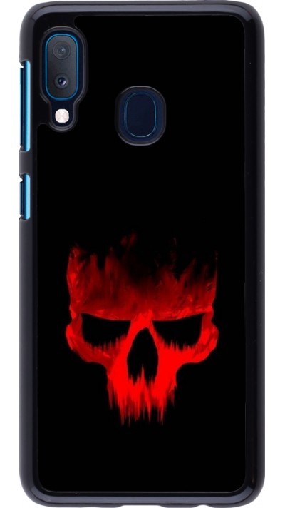 Samsung Galaxy A20e Case Hülle - Halloween 2023 scary skull