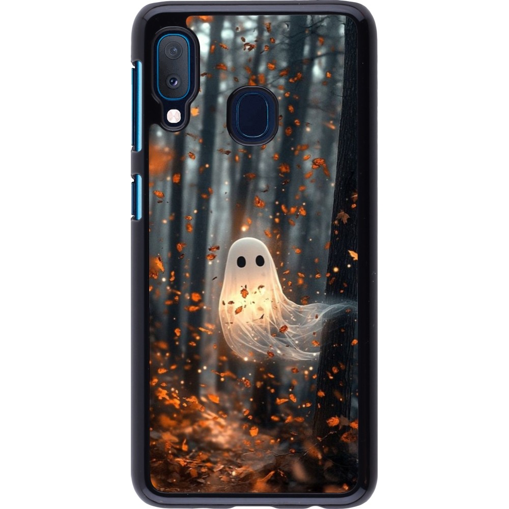 Samsung Galaxy A20e Case Hülle - Halloween 2025 Ghost in the forest