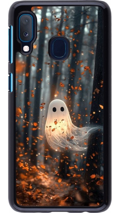 Samsung Galaxy A20e Case Hülle - Halloween 2025 Ghost in the forest