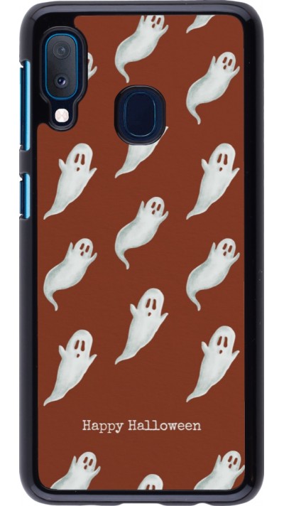 Samsung Galaxy A20e Case Hülle - Halloween 2025 Pattern of ghosts