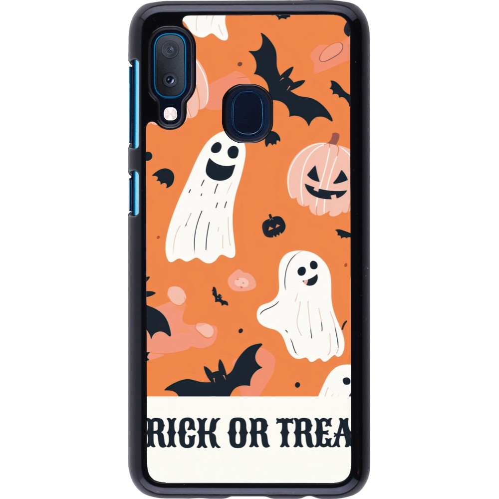 Samsung Galaxy A20e Case Hülle - Halloween 2025 Trick or treat