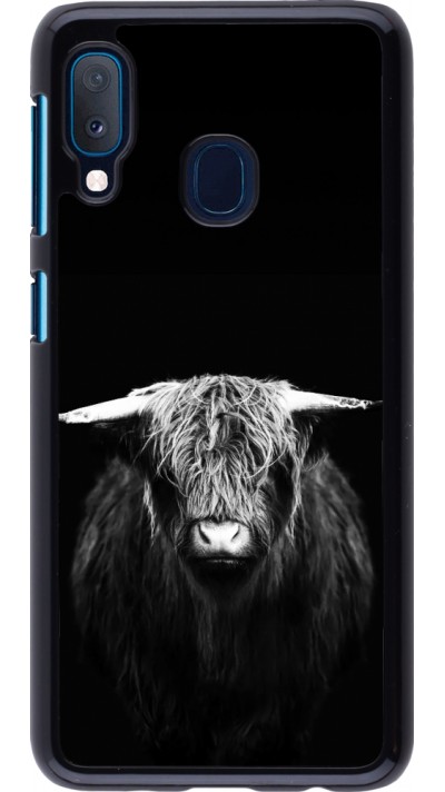 Samsung Galaxy A20e Case Hülle - Highland calf black