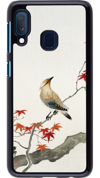 Samsung Galaxy A20e Case Hülle - Japanese Bird