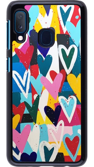 Coque Samsung Galaxy A20e - Joyful Hearts