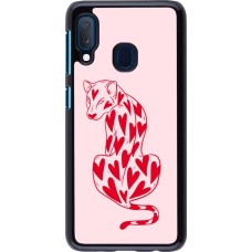 Samsung Galaxy A20e Case Hülle - Leopard with hearts 2026