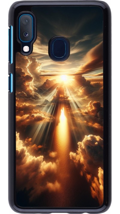 Samsung Galaxy A20e Case Hülle - Himmelsleuchten Zenit