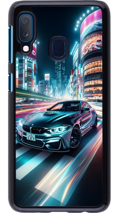 Coque Samsung Galaxy A20e - BMW M4 Tokyo Night