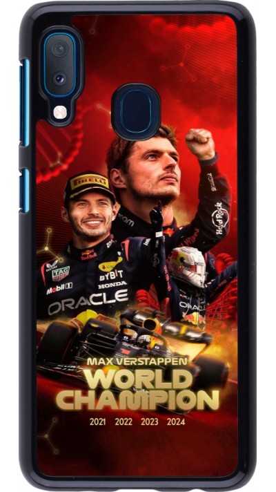 Coque Samsung Galaxy A20e - Max Verstappen Champion 2023