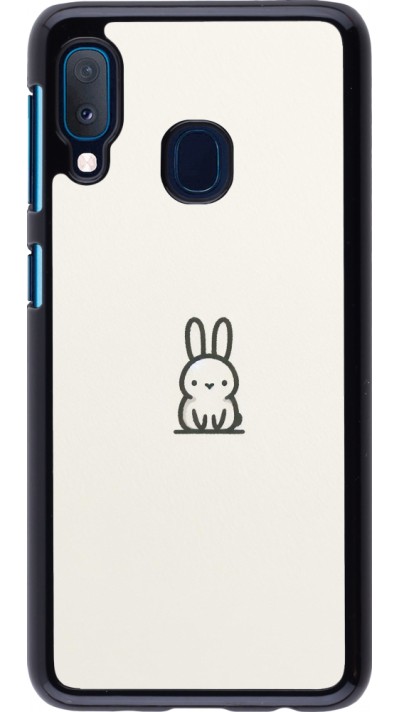 Coque Samsung Galaxy A20e - Minimal bunny cutie