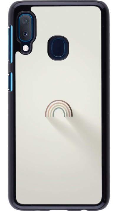 Samsung Galaxy A20e Case Hülle - Mini Regenbogen Minimal