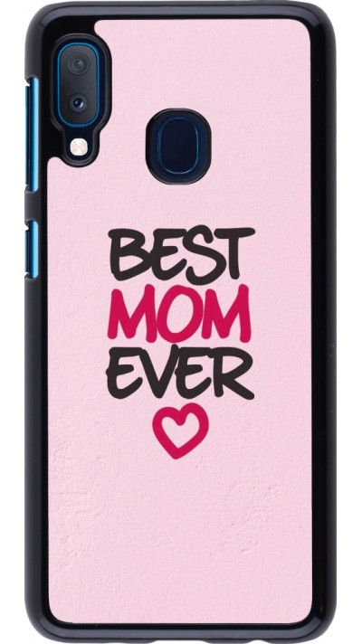 Coque Samsung Galaxy A20e - Mom 2023 best Mom ever pink
