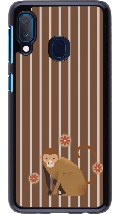 Coque Samsung Galaxy A20e - Monkey with stripes