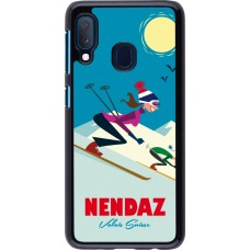 Samsung Galaxy A20e Case Hülle - Nendaz Ski Downhill