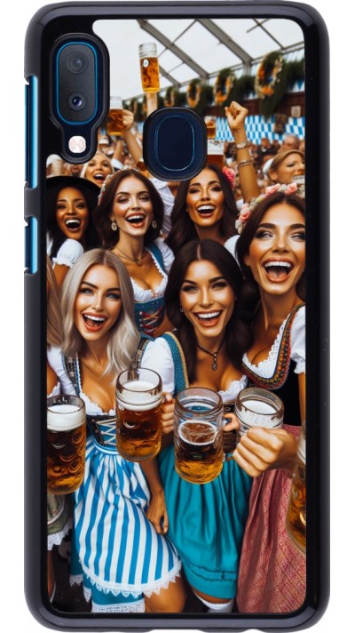 Samsung Galaxy A20e Case Hülle - Oktoberfest Frauen
