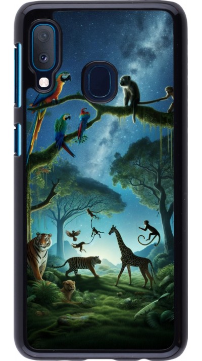Coque Samsung Galaxy A20e - Paradis des animaux exotiques