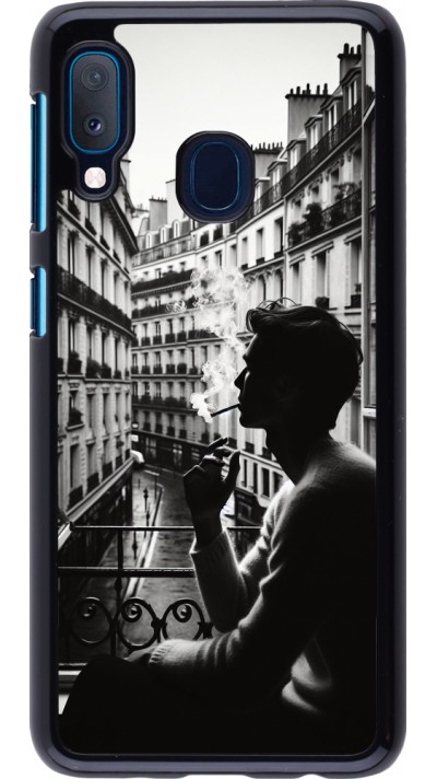 Samsung Galaxy A20e Case Hülle - Parisian Smoker