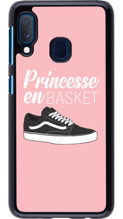 Coque Samsung Galaxy A20e - princesse en basket