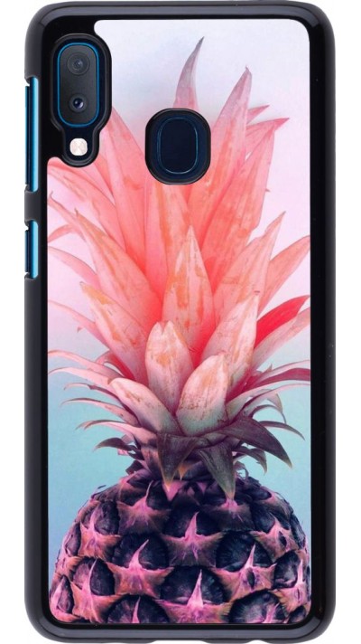 Hülle Samsung Galaxy A20e - Purple Pink Pineapple