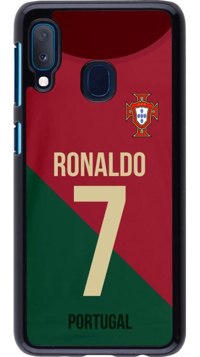 Coque Samsung Galaxy A20e - Football shirt Ronaldo Portugal