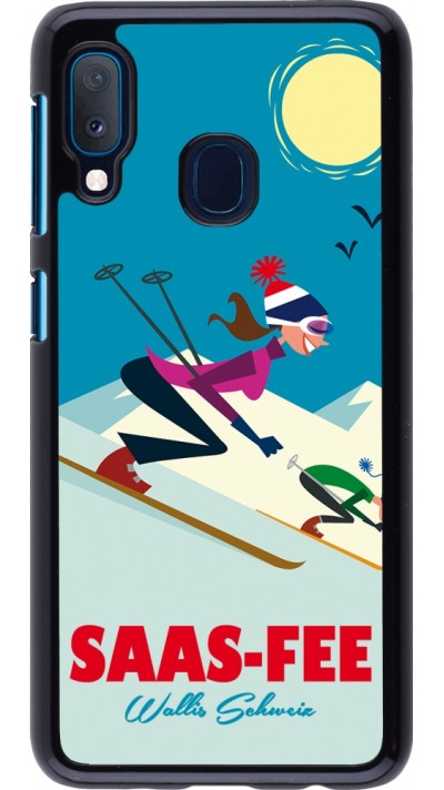Coque Samsung Galaxy A20e - Saas-Fee Ski Downhill