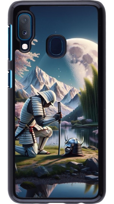 Coque Samsung Galaxy A20e - Samurai Katana Lune