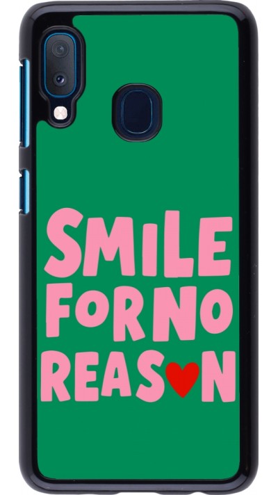 Samsung Galaxy A20e Case Hülle - Smile for no reason 2026