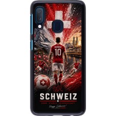 Coque Samsung Galaxy A20e - Football Schweiz splash 2026