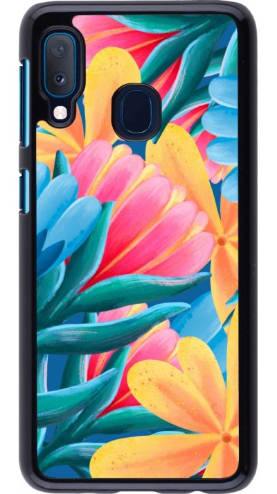 Coque Samsung Galaxy A20e - Spring 23 colorful flowers