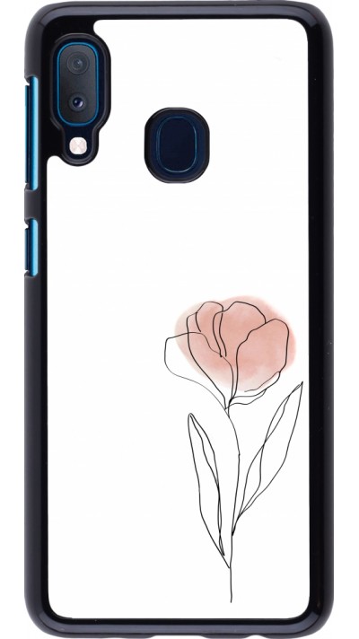 Coque Samsung Galaxy A20e - Spring 23 minimalist flower