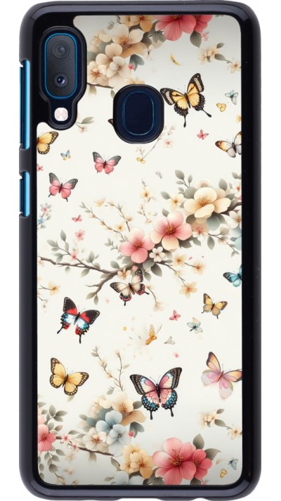 Samsung Galaxy A20e Case Hülle - Frühling 25 Leichte Schmetterlinge