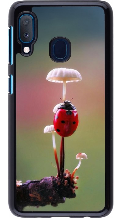 Samsung Galaxy A20e Case Hülle - Ladybird on a mushroom Spring 2026