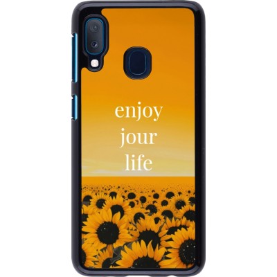 Samsung Galaxy A20e Case Hülle - Summer 2025 Enjoy your life