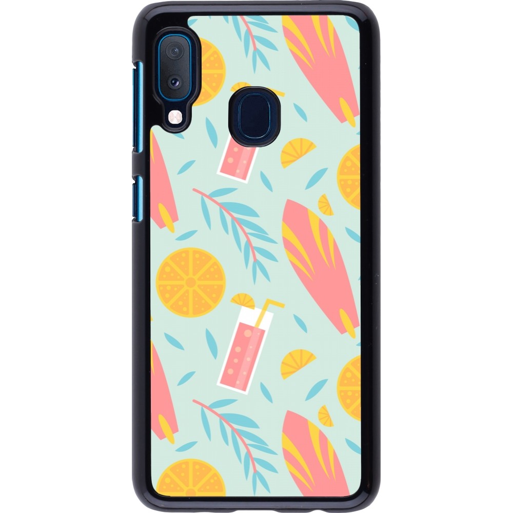 Coque Samsung Galaxy A20e - Summer 2025 Pattern citron
