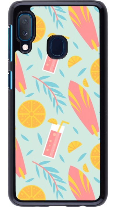 Coque Samsung Galaxy A20e - Summer 2025 Pattern citron