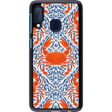 Samsung Galaxy A20e Case Hülle - Crabs and pearls Summer 2026