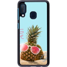 Samsung Galaxy A20e Case Hülle - Pineapple with glasses Summer 2026