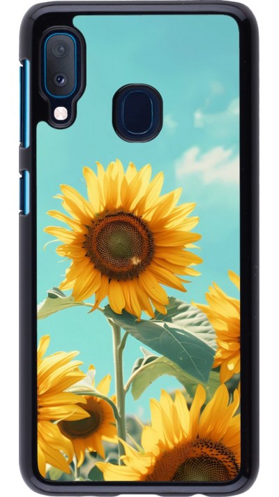 Samsung Galaxy A20e Case Hülle - Sunflowers Summer 2026