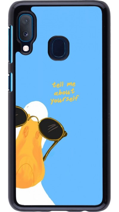 Samsung Galaxy A20e Case Hülle - Tell me about yourself Summer 2026