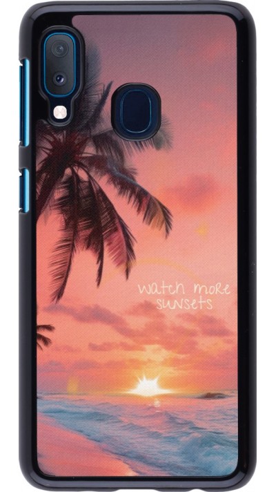 Samsung Galaxy A20e Case Hülle - Watch more sunsets Summer 2026