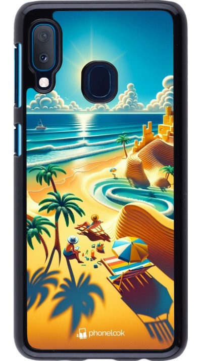 Samsung Galaxy A20e Case Hülle - Sonnenuntergang Brise
