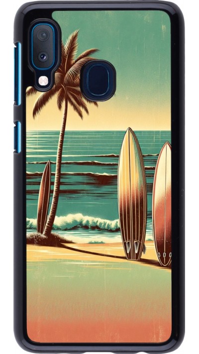 Samsung Galaxy A20e Case Hülle - Surf Paradise